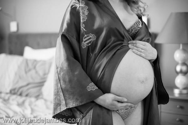 Boudoir Femme Enceinte à Lille photographie glamour nord